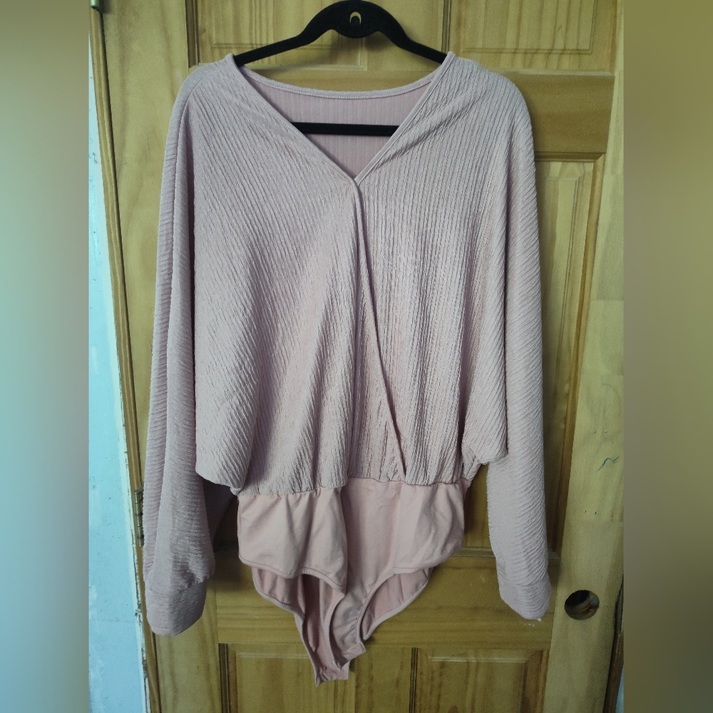 Light pink long sleeve Body suit